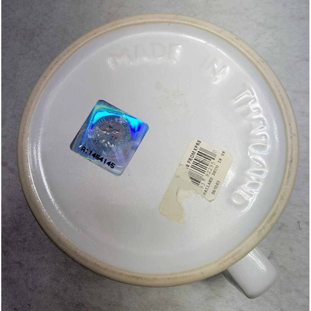 Vintage Penn State PSU‎ Stein Mug 1986 Graphic All Around Print Gold Accents - Picture 6 of 7